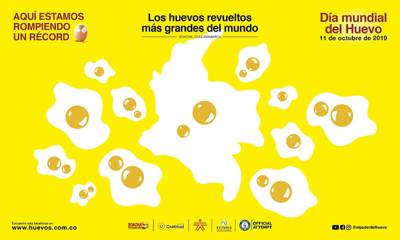 Colombia se prepara para romper el Guinness récord de los huevos revueltos más grandes del mundo